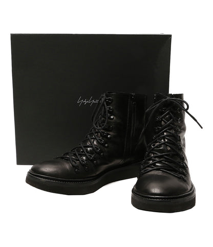 YOHJI YAMAMOTO POUR HOMME ホースレザートレッキングブーツ 24AW HO-E06-762 メンズ SIZE 04 ヨウジヤマモトプールオム