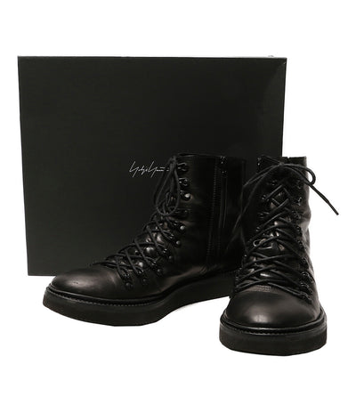 YOHJI YAMAMOTO POUR HOMME ホースレザートレッキングブーツ 24AW HO-E06-762 メンズ SIZE 04 ヨウジヤマモトプールオム