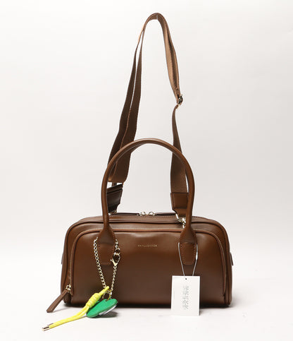 美品 コラージュガリャルダガランテ チャーム付きボストンバッグ レディース COLLAGE GALLARDAGALANTE