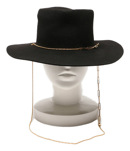 美品 VAN PALMA ヴァンパルマ ハット チェーン付きハット 1 レディース SIZE 58