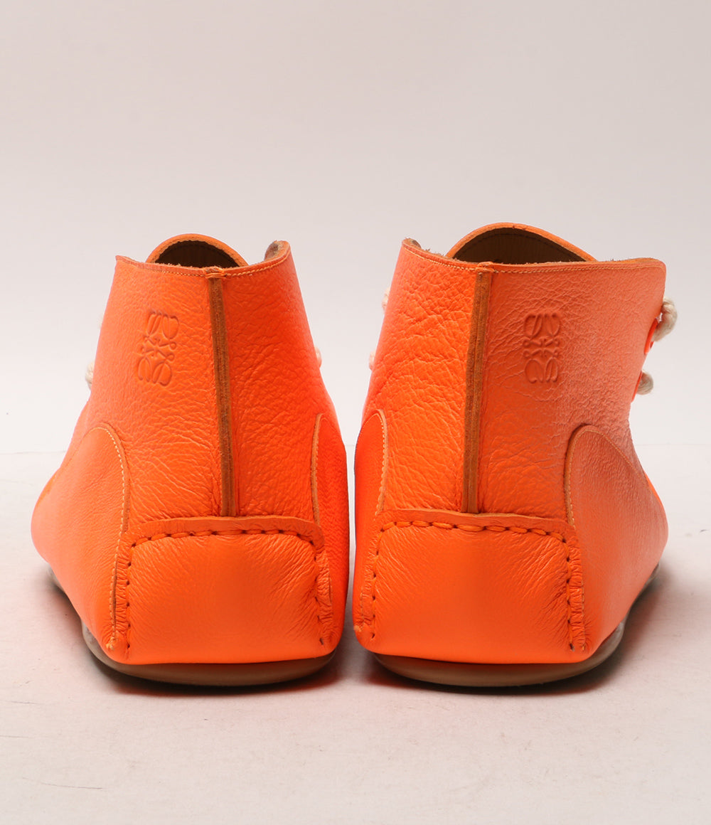 美品 LOEWE モカシンシューズ オレンジ メンズ SIZE 43 ロエベ