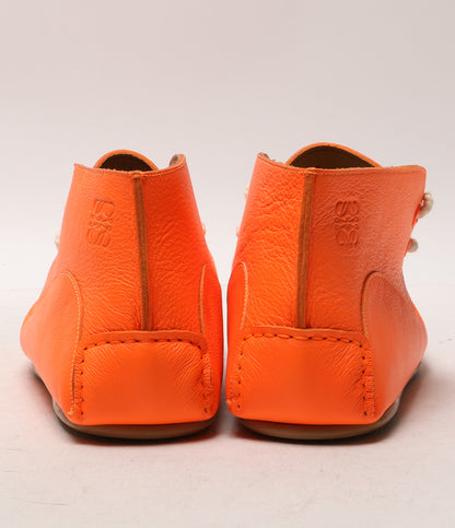 美品 LOEWE モカシンシューズ オレンジ メンズ SIZE 43 ロエベ