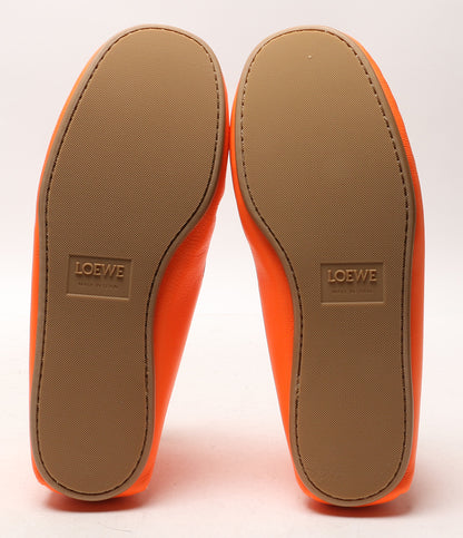 美品 LOEWE モカシンシューズ オレンジ メンズ SIZE 43 ロエベ