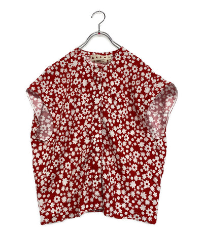 マルニ 美品 ノースリーブブラウス フローラル CAMA0618SOUTVA45 25SS CAMA0618S0 レディース SIZE 38 MARNI