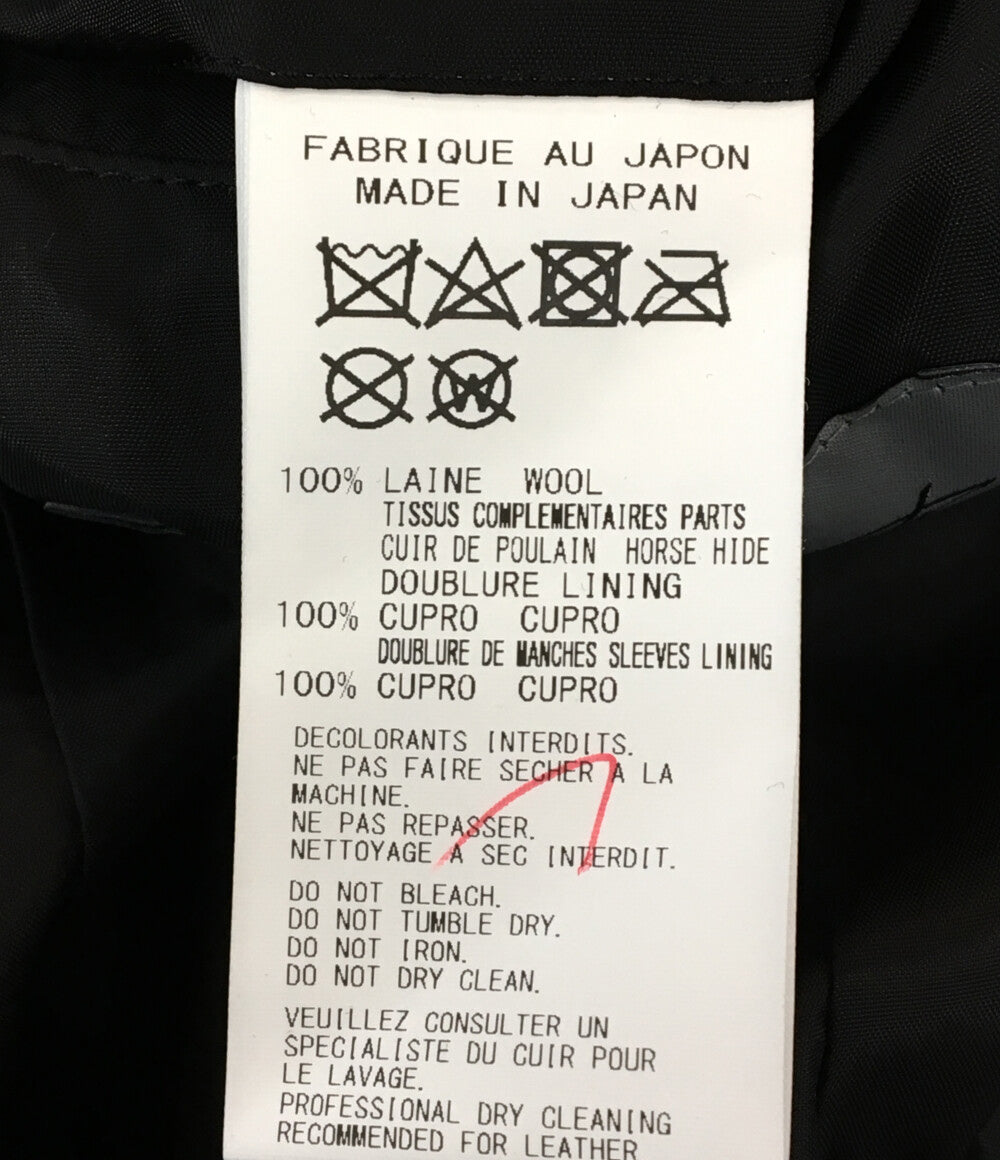 美品 YOHJI YAMAMOTO POUR HOMME ヨウジヤマモト プールオム ロングコート 24AW メンズ SIZE 2