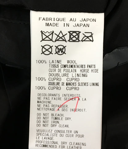 美品 YOHJI YAMAMOTO POUR HOMME ヨウジヤマモト プールオム ロングコート 24AW メンズ SIZE 2