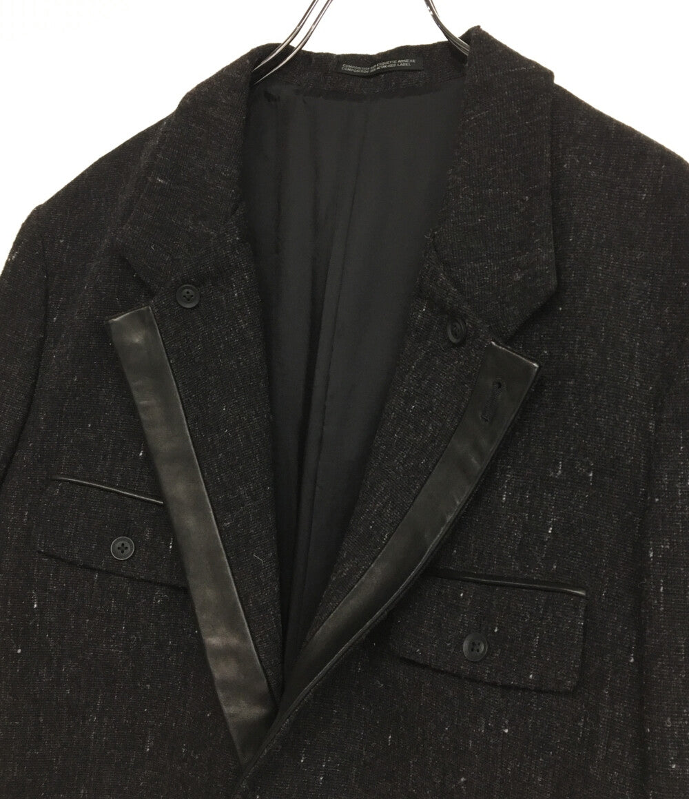 美品 YOHJI YAMAMOTO POUR HOMME ヨウジヤマモト プールオム ロングコート 24AW メンズ SIZE 2