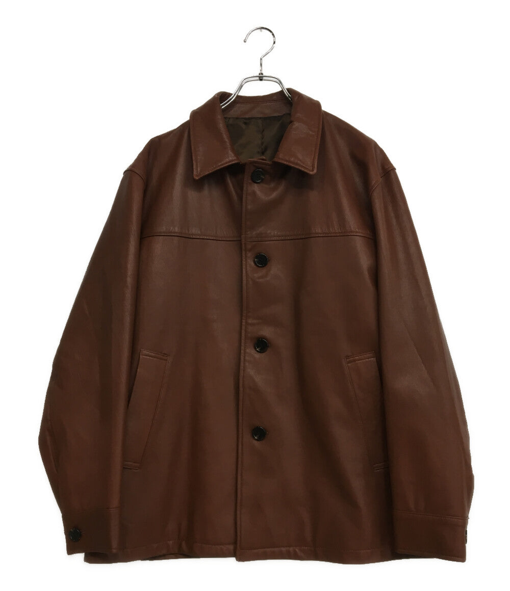 ジャーナルスタンダード ジャケット ゴートレザーカーコート 23AW メンズ SIZE M JOURNAL STANDARD