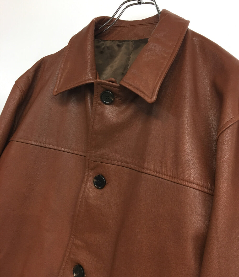 ジャーナルスタンダード ジャケット ゴートレザーカーコート 23AW メンズ SIZE M JOURNAL STANDARD