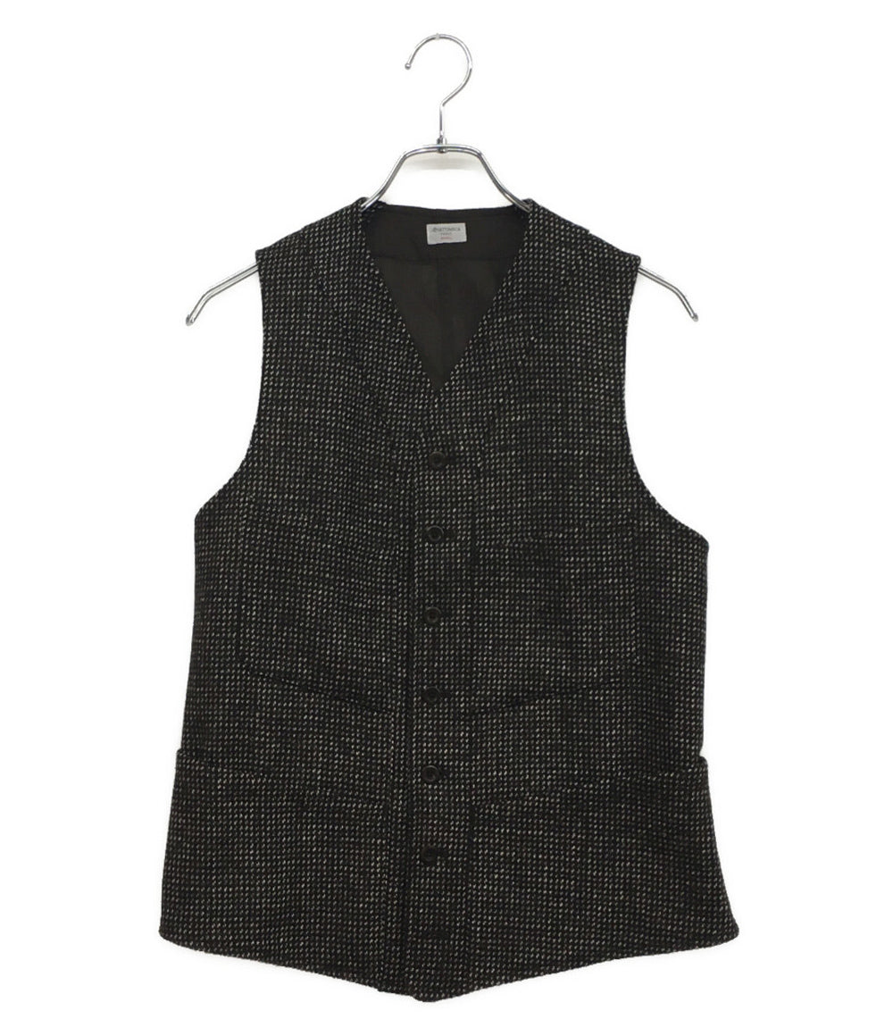 ANATOMICA アナトミカ ベスト SAGAN ORGANIC TWEED BARLEYCORN メンズ SIZE S