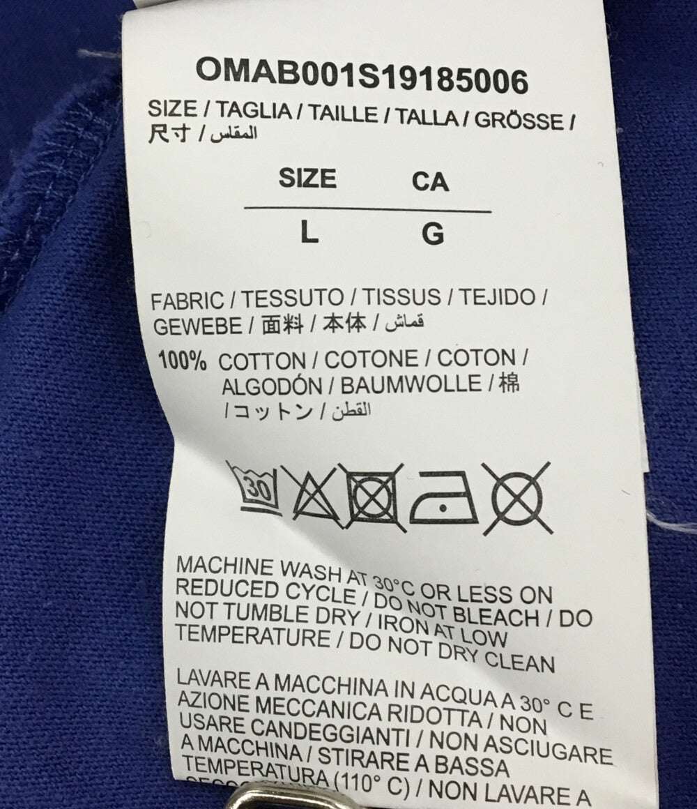 OFF-WHITE 長袖Tシャツ アロープリント メンズ SIZE L オフホワイト