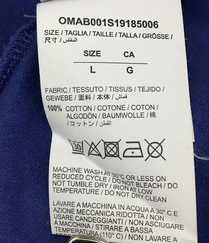 OFF-WHITE 長袖Tシャツ アロープリント メンズ SIZE L オフホワイト