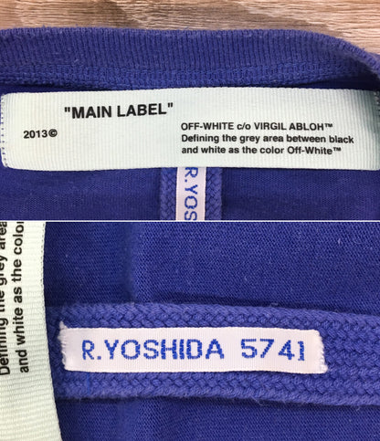 OFF-WHITE 長袖Tシャツ アロープリント メンズ SIZE L オフホワイト