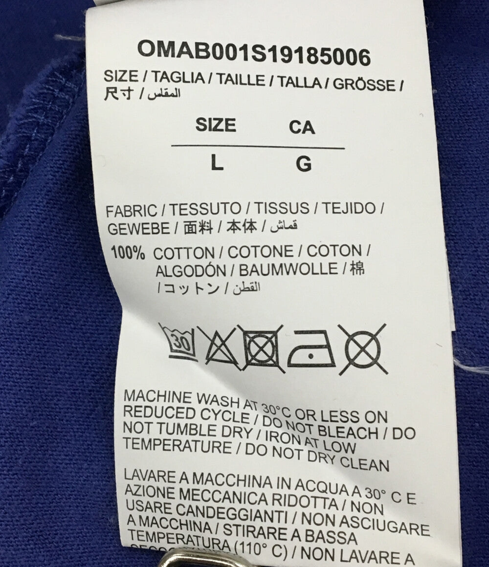 OFF-WHITE 長袖Tシャツ アロープリント メンズ SIZE L オフホワイト