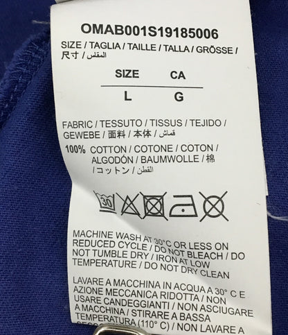 OFF-WHITE 長袖Tシャツ アロープリント メンズ SIZE L オフホワイト