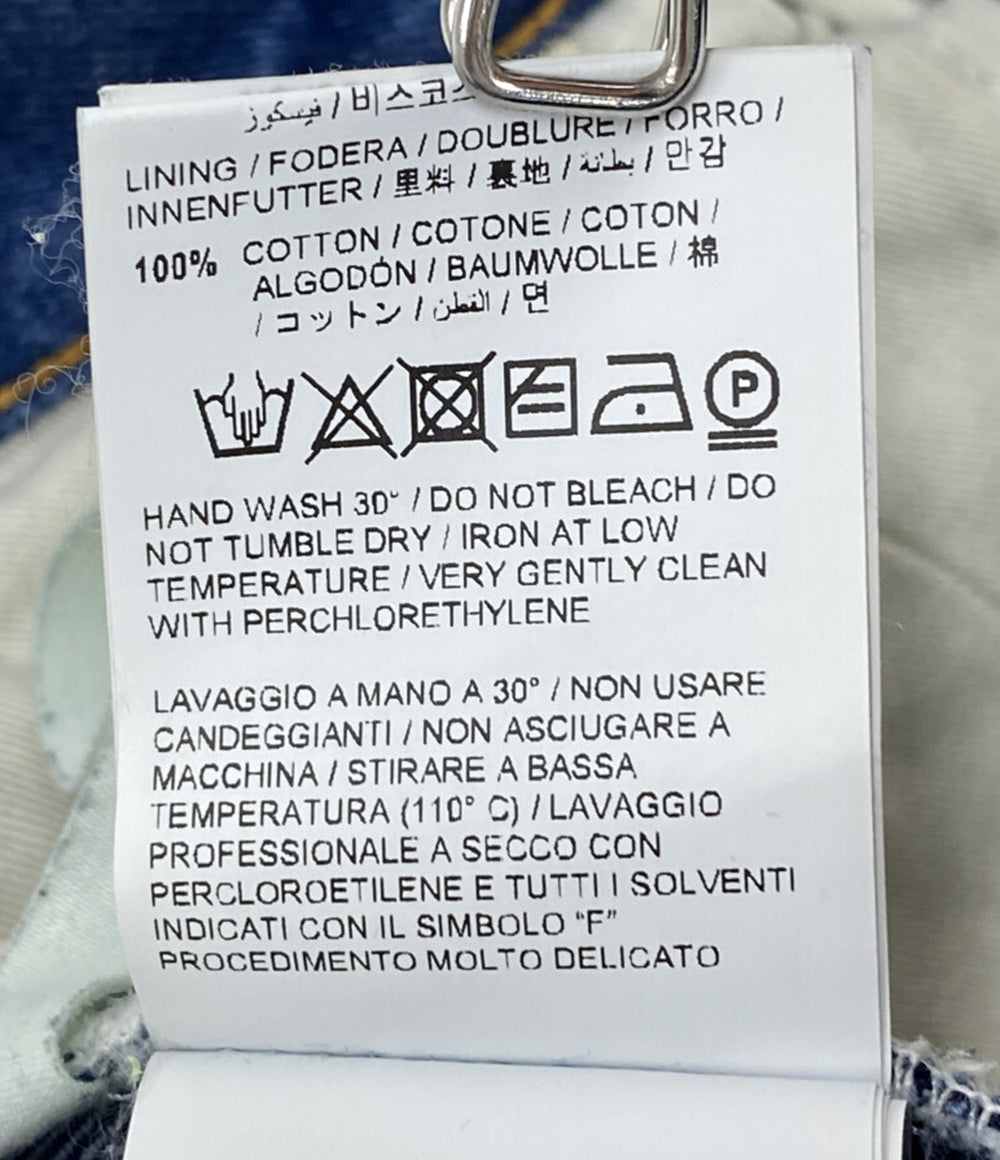 OFF-WHITE デニムパンツ ダイアゴナルスリムジーンズ OMYA001R20G66018 メンズ SIZE 32 オフホワイト