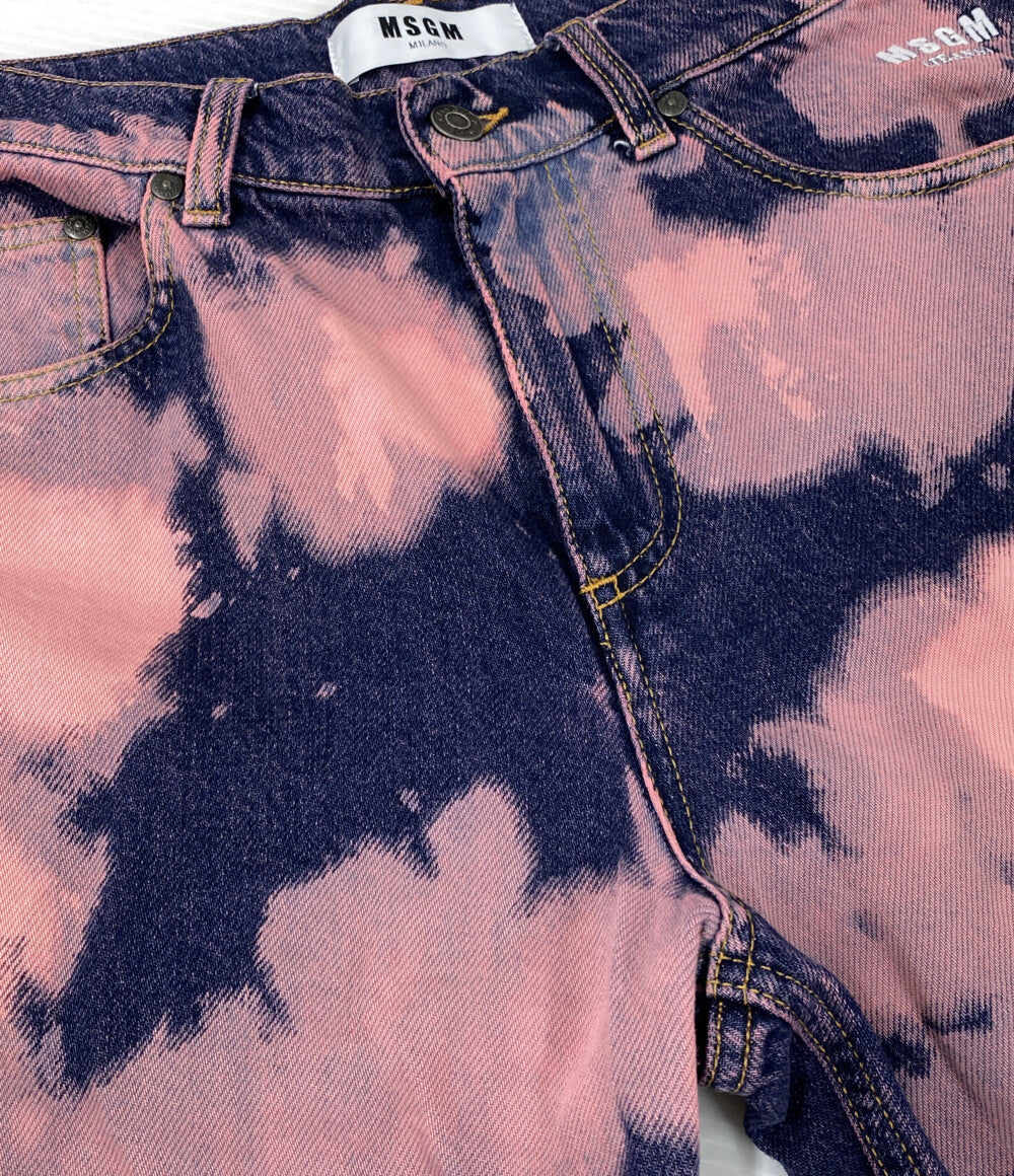 MSGM ショートパンツ ブリーチ加工バギーショーツ 2640MB45L メンズ SIZE 46 エムエスジーエム