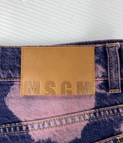 MSGM ショートパンツ ブリーチ加工バギーショーツ 2640MB45L メンズ SIZE 46 エムエスジーエム