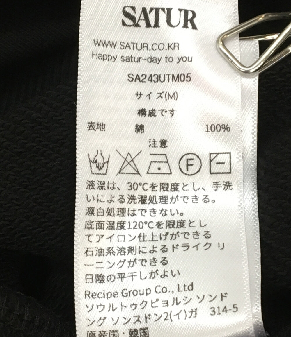 美品 SATUR セター スウェット Classic Logo Sweatshirt レディース