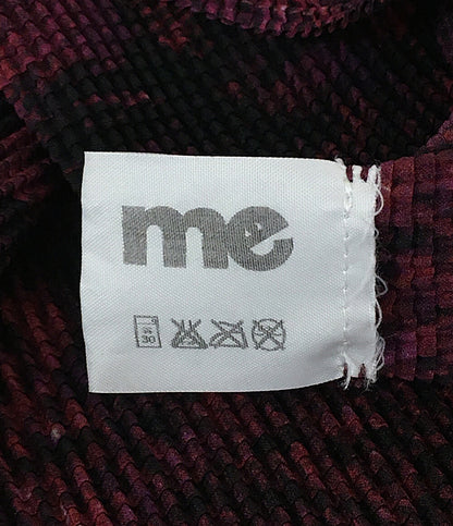 イッセイミヤケ 美品 半袖カットソー 総柄タートルネックプリーツカットソー MI43FK425 レディース SIZE - ISSEY MIYAKE ME