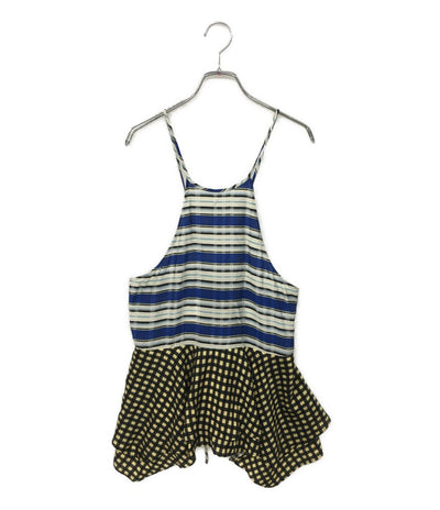 美品 YOU LOOK GOOD×JOURNAL STANDARD ユールックグッド キャミソール パターンドッキング プルオーバー レディース SIZE F ジャーナルスタンダード