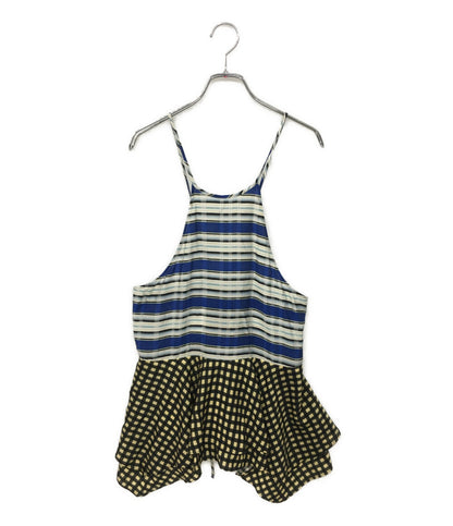 美品 YOU LOOK GOOD×JOURNAL STANDARD ユールックグッド キャミソール パターンドッキング プルオーバー レディース SIZE F ジャーナルスタンダード