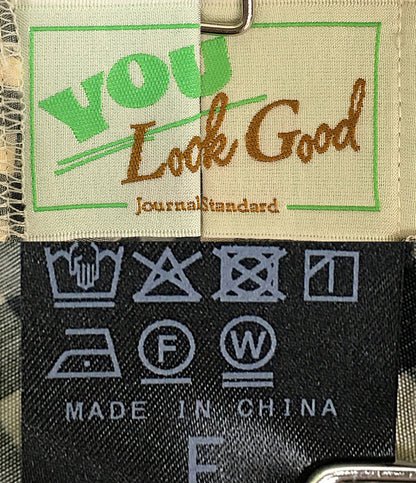 美品 YOU LOOK GOOD×JOURNAL STANDARD ユールックグッド キャミソール パターンドッキング プルオーバー レディース SIZE F ジャーナルスタンダード