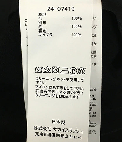 sacai 半袖ワンピース Chalk Stripe x Knit Dress 24年モデル 24-07419 レディース SIZE 2 サカイ