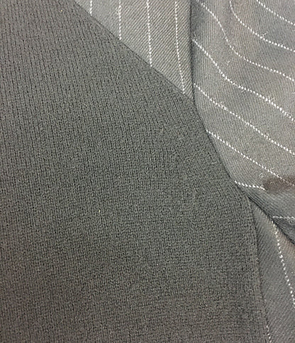 sacai 半袖ワンピース Chalk Stripe x Knit Dress 24年モデル 24-07419 レディース SIZE 2 サカイ