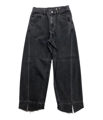 アダムエロペ 美品 ワイドデニムパンツ GAS-03022-C レディース SIZE 38 Adam et Rope