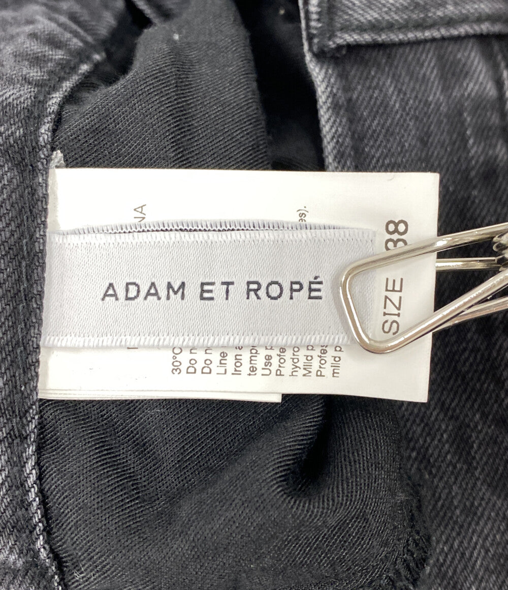 アダムエロペ 美品 ワイドデニムパンツ GAS-03022-C レディース SIZE 38 Adam et Rope