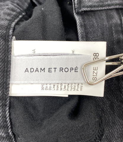 アダムエロペ 美品 ワイドデニムパンツ GAS-03022-C レディース SIZE 38 Adam et Rope