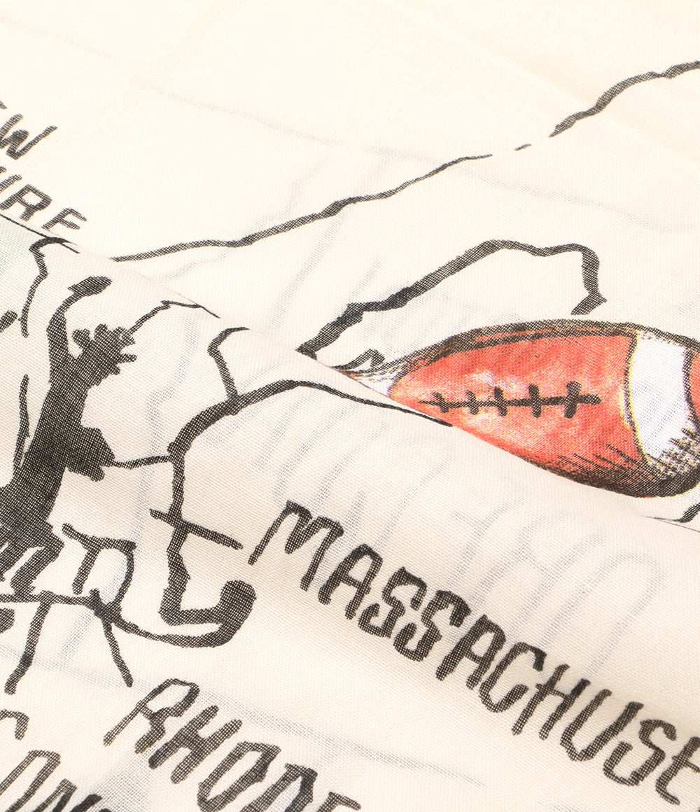 美品 ヒューマンメイド ストール Big Bandana Stole White レディース HUMAN MADE