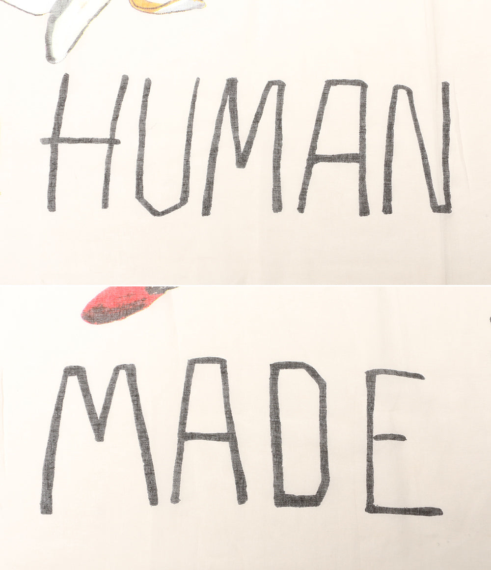 美品 ヒューマンメイド ストール Big Bandana Stole White レディース HUMAN MADE