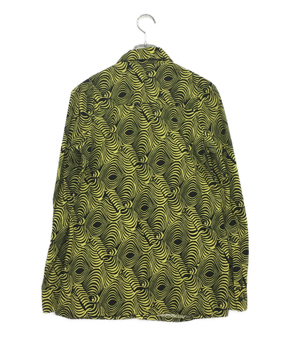 MARNI 長袖シャツ 総柄 イエロー I17CAMAZ59A00TCV61-FRY34 レディース SIZE 40 マルニ