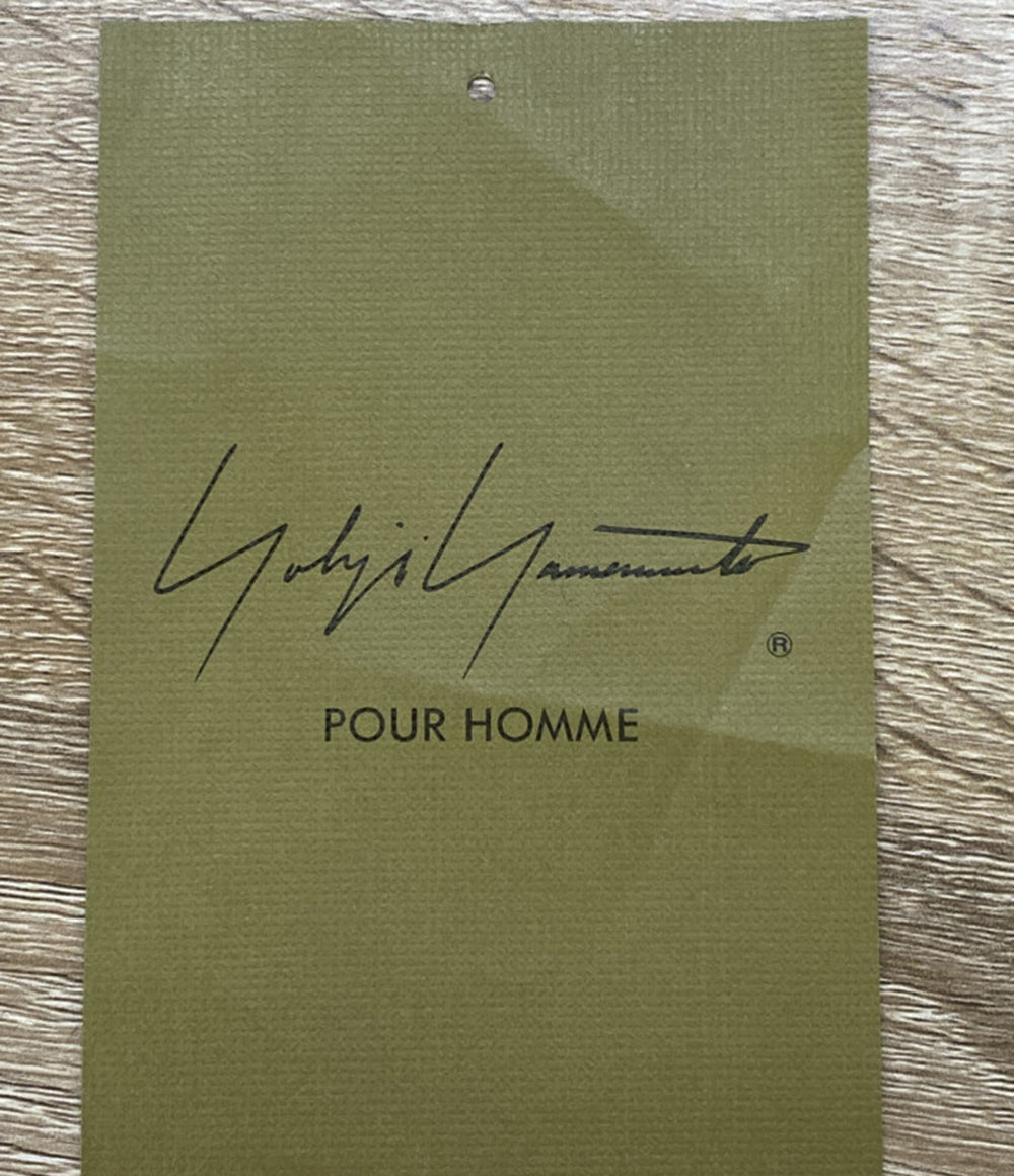 ヨウジヤマモトプールオム 美品 グラフィックプリントフラノコート 23AW メンズ SIZE 1 YOHJI YAMAMOTO POUR HOMME