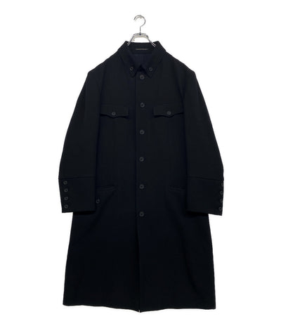 YOHJI YAMAMOTO POUR HOMME コート ARMY GABARDINE BACK BOX PLEATS JACKET 16SS メンズ SIZE 3 ヨウジヤマモトプールオム