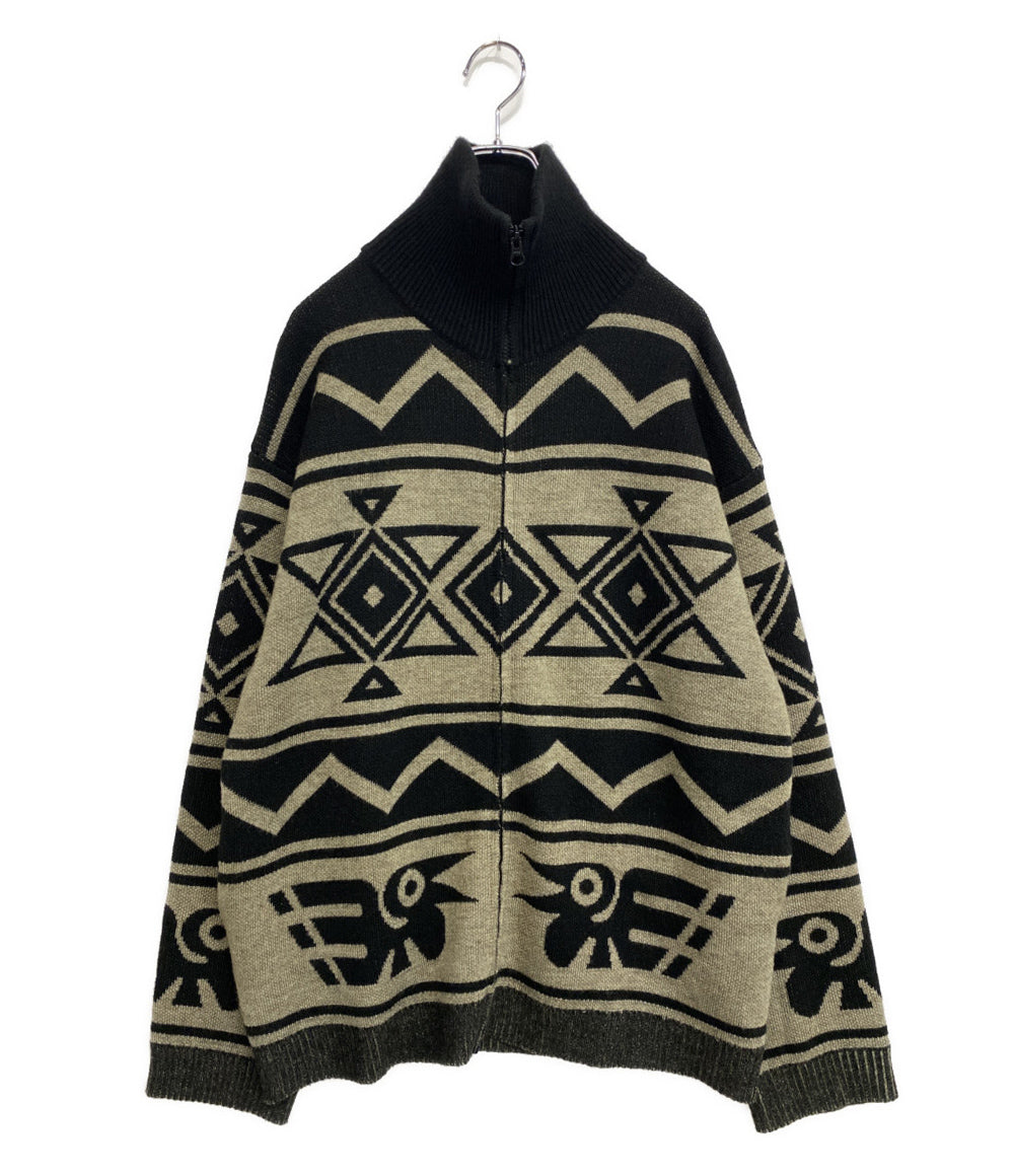 EGO TRIPPING ニットジャケット SOFTINCA エクアドルニット 676300 メンズ SIZE 48 エゴトリッピング