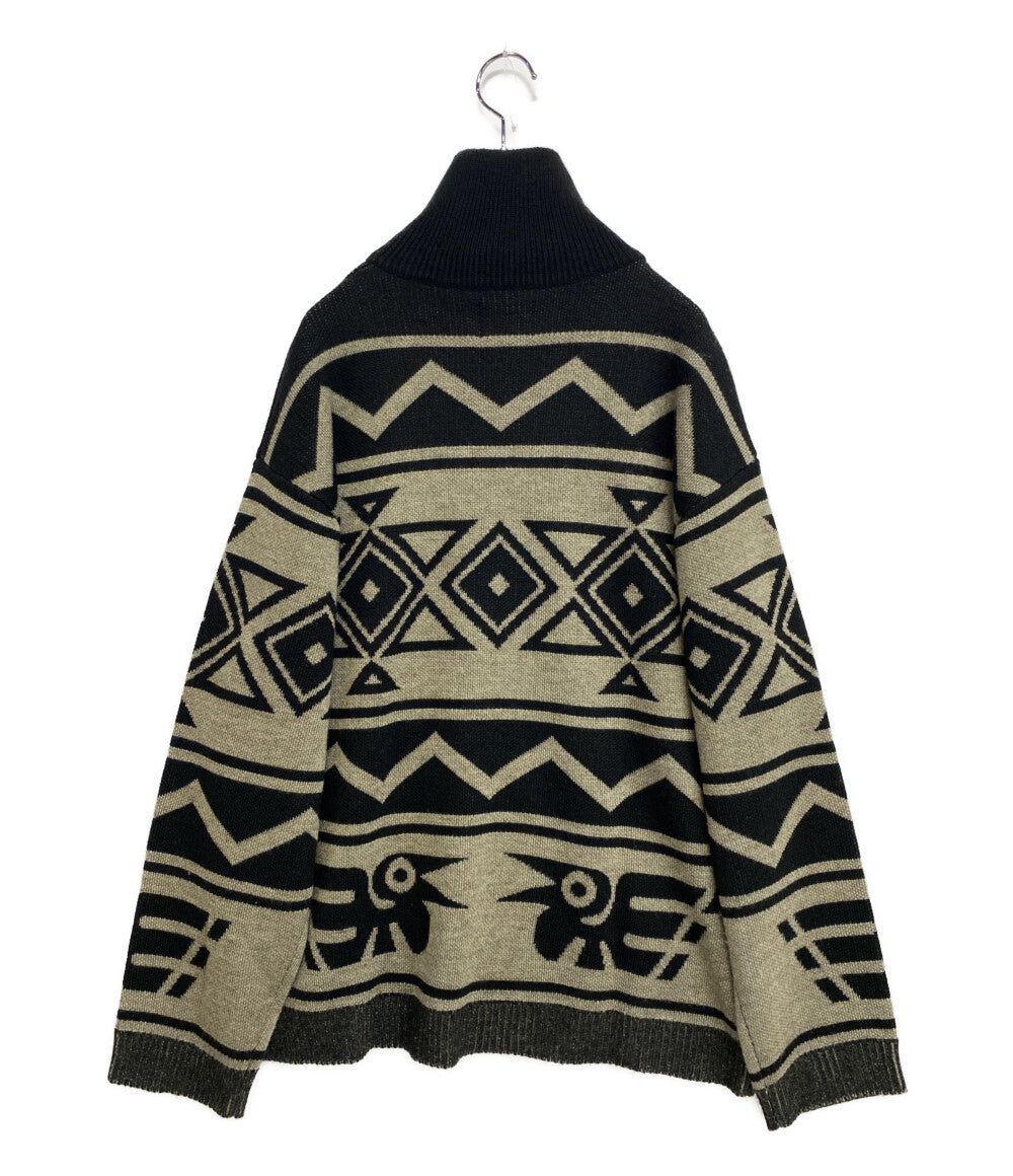 EGO TRIPPING ニットジャケット SOFTINCA エクアドルニット 676300 メンズ SIZE 48 エゴトリッピング