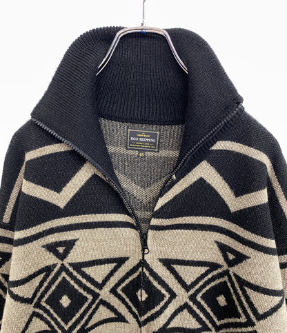EGO TRIPPING ニットジャケット SOFTINCA エクアドルニット 676300 メンズ SIZE 48 エゴトリッピング