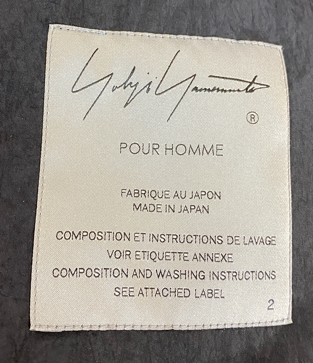 YOHJI YAMAMOTO POUR HOMME ジャケット NYLON ZIP BLOUSON HO-Y14-608 24AW メンズ SIZE ２ ヨウジヤマモトプールオム