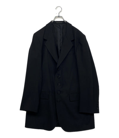 ヨウジヤマモトプールオム テーラードジャケット WOOL GABARDINE 5BUTTON JACKET 24AW メンズ SIZE 2 YOHJI YAMAMOTO POUR HOMME