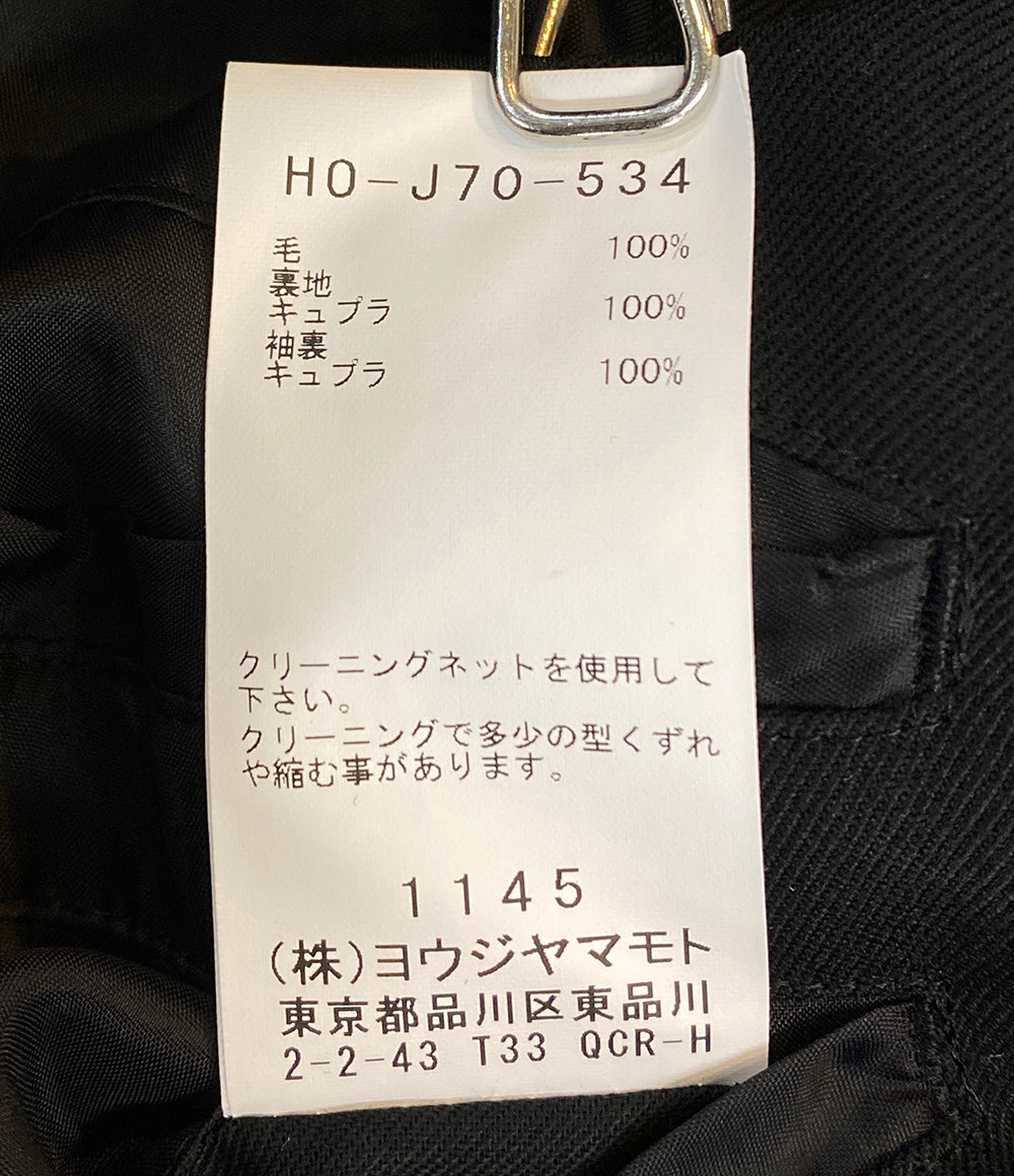ヨウジヤマモトプールオム テーラードジャケット WOOL GABARDINE 5BUTTON JACKET 24AW メンズ SIZE 2 YOHJI YAMAMOTO POUR HOMME