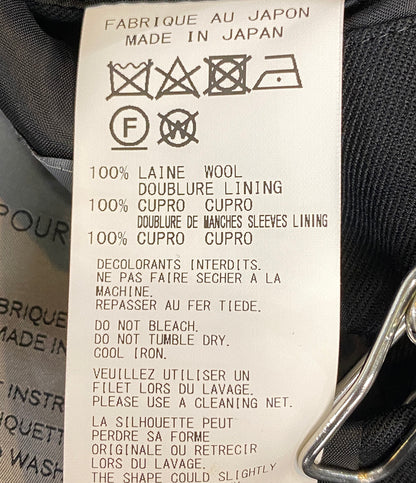 ヨウジヤマモトプールオム テーラードジャケット WOOL GABARDINE 5BUTTON JACKET 24AW メンズ SIZE 2 YOHJI YAMAMOTO POUR HOMME