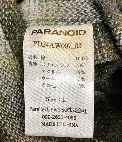 パラノイド ブルゾン Reversible Hunting Trucker Jacket 24AW PD24AW007-03 メンズ SIZE L PARANOID