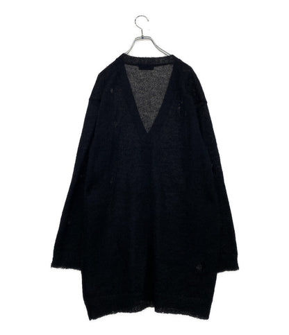 ヨウジヤマモトプールオム 美品 カーディガン 7G1P PLAIN STITCH V LONG CARDIGAN 24AW メンズ SIZE 3 YOHJI YAMAMOTO POUR HOMME