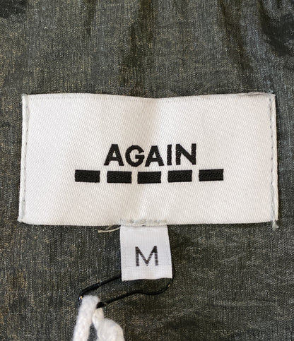 美品 AGAIN アゲイン 長袖シャツ PEBBLE SHIRT SS23201 メンズ SIZE M