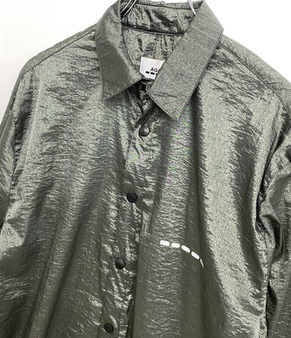 美品 AGAIN アゲイン 長袖シャツ PEBBLE SHIRT SS23201 メンズ SIZE M
