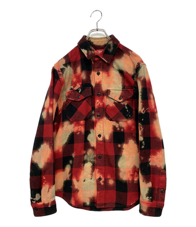 Supreme 長袖シャツ Bleached Buffalo Heavy Weight Shirt メンズ SIZE S シュプリーム