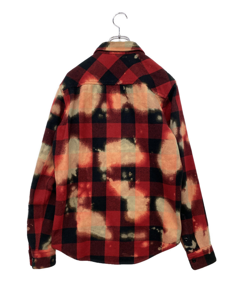 Supreme 長袖シャツ Bleached Buffalo Heavy Weight Shirt メンズ SIZE S シュプリーム